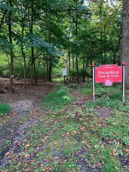 Pocantico Park Trailhead on Laurel Lane