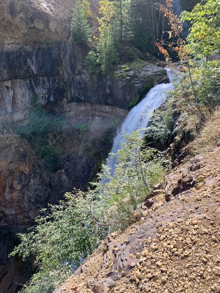 One of the many waterfalls along the hike!