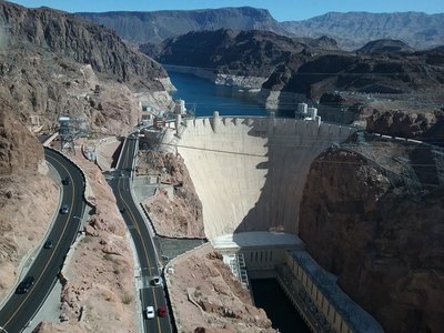 View of the dam