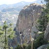 The view from near the top of the Lemmon Rock #12 trail