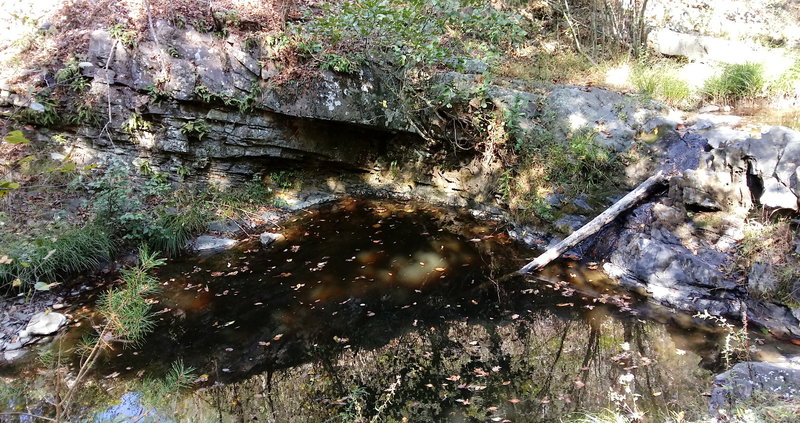 Perhaps a good swimming hole during higher water periods on East Fork Dry Run