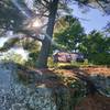 Tent sites are beautifully placed in Voyageurs National Park.