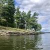 Leaving the boat launch along the western shore on Kabetogama lake.