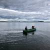 Canoeing on Kabetogama lake.