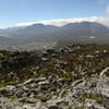 View from the beacon. False bay to the left, Gansbaai to the right.