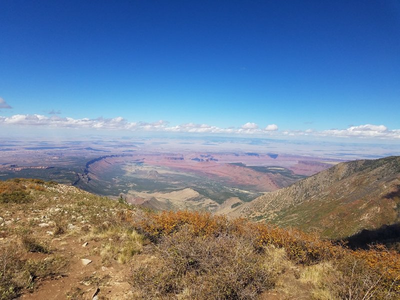 View of Porcupine Rim/Castle Valley to the north