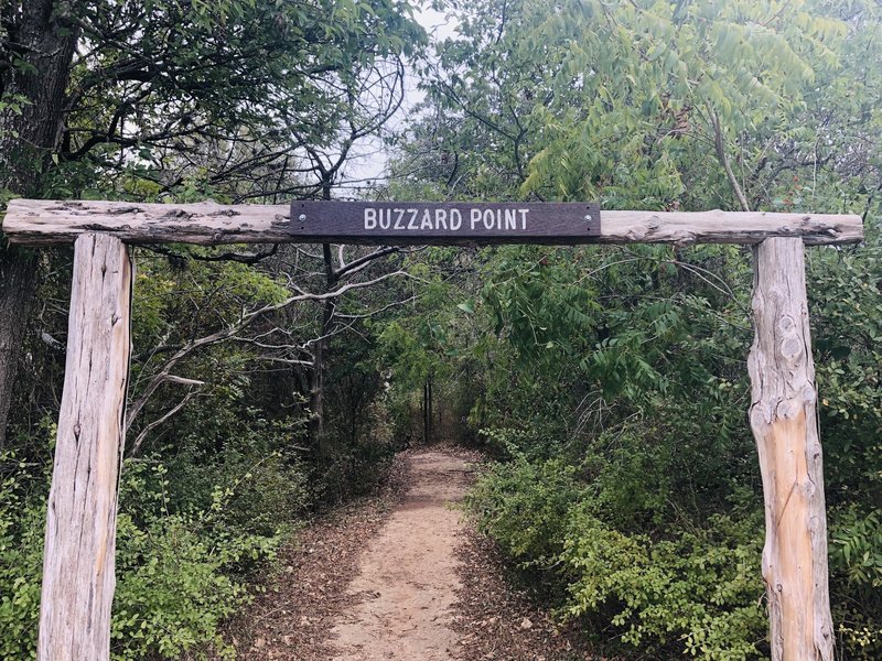 Trailhead for Buzzard Point