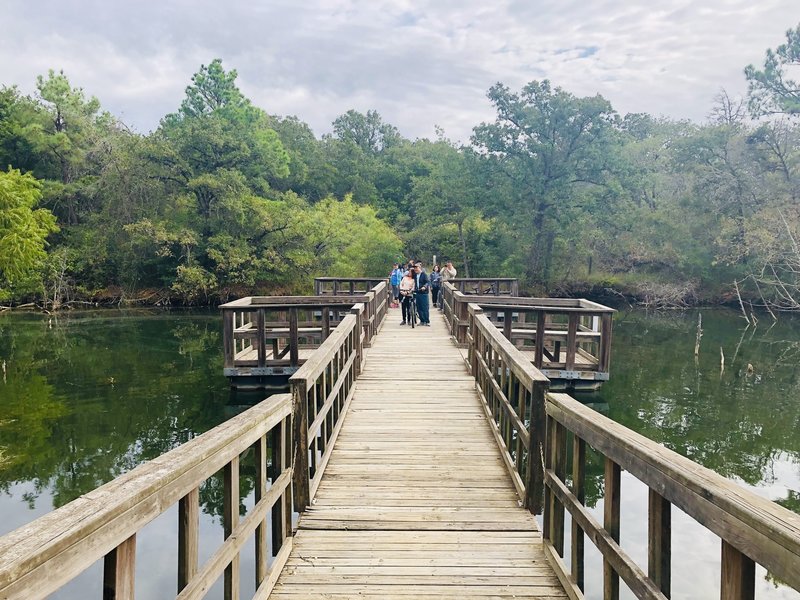 Floating Bridge on the North South Trail