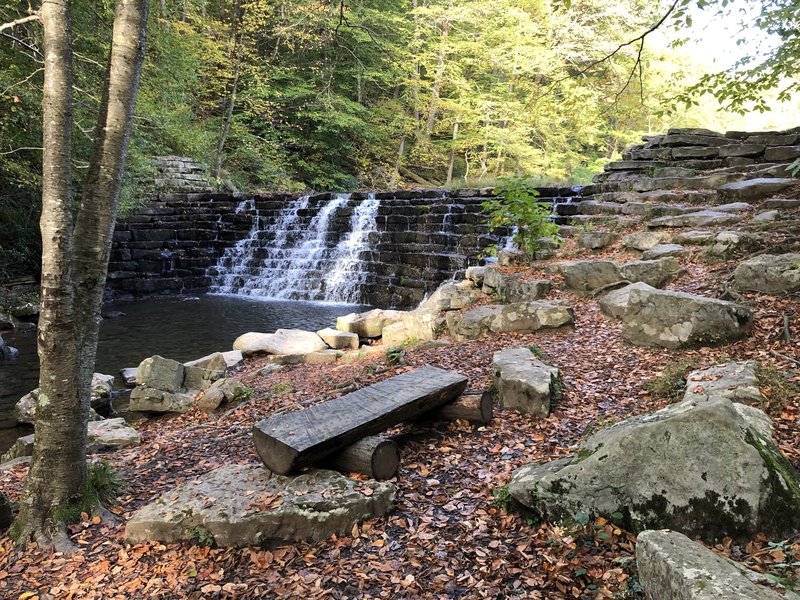 Jones Mill Dam built by CCC