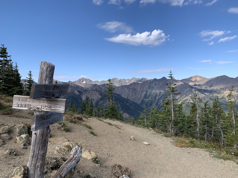 Junction of Tubal Cain, Upper Big Quilcene, and Upper Dungeness aka Marmot Pass.