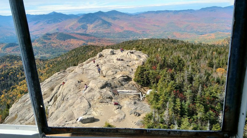 View from the top of the Fire Tower on Hurricane Mountain