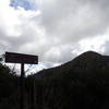 The top of Riley Saddle.  High winds and clouds made this shot dark.