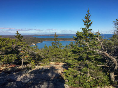 View from overlook at Schoodic Head
