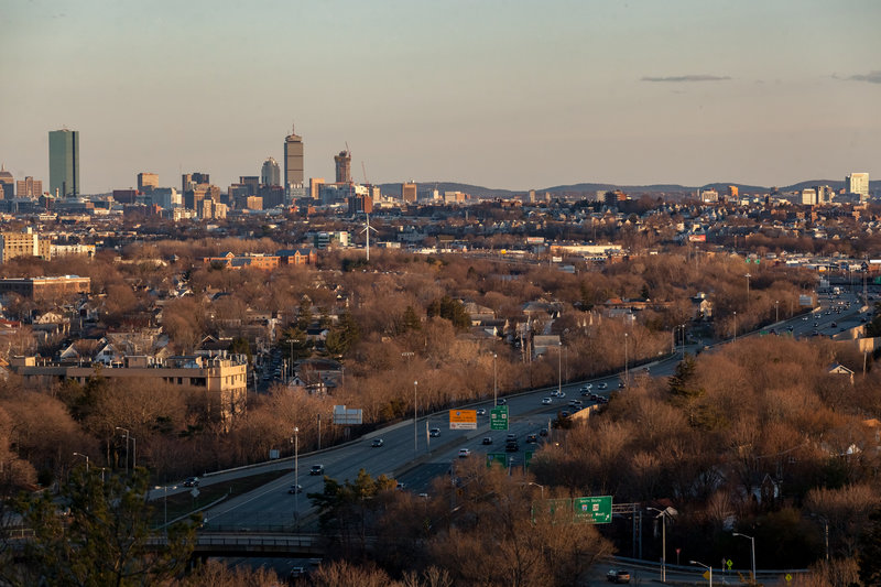 Middlesex Fells Cityscape from Wright's Tower