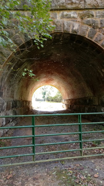 RR tunnel interior, heading SE on Tuscarora trail .1 mi. from US Hwy 340.