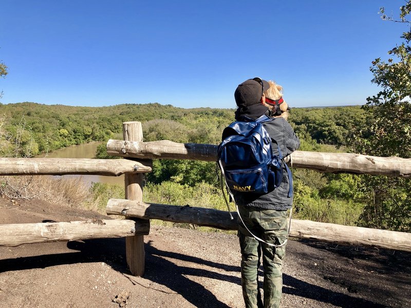 Overlook of the Colorado River at Trail Bluff Loop