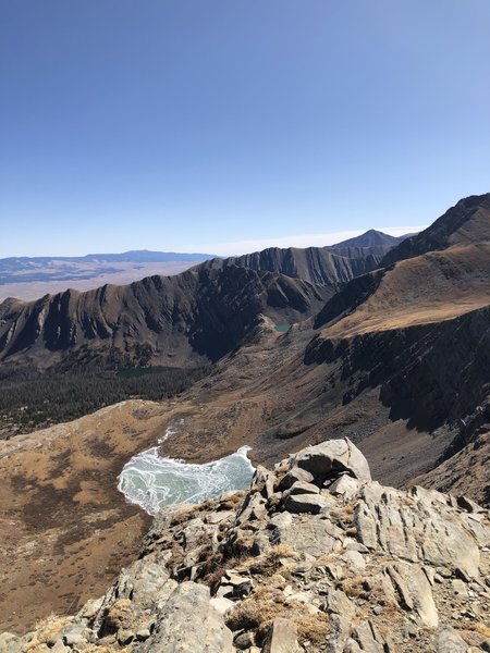 Incredible vistas and view of high alpine lakes