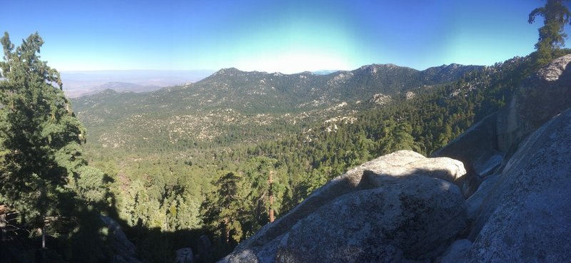 Marion Mountain - rock view of valley