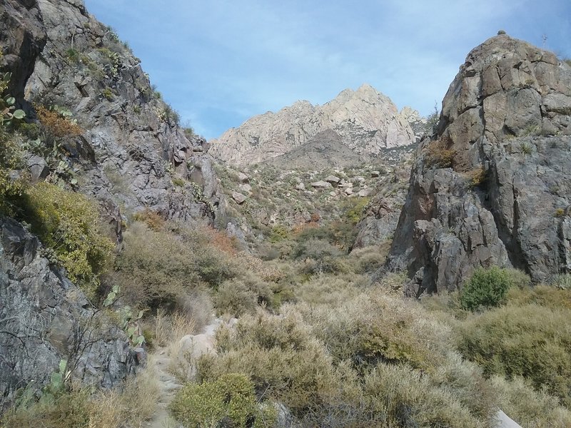 View of the canyon in the fall