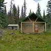 The Shalebanks Warden Cabin on the North Boundary Trail.  One of several Parks Canada cabins used for maintenance, etc. these historical working wardens cabins are about a century old.