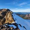 View from the false summit to the Tomyhoi Peak.