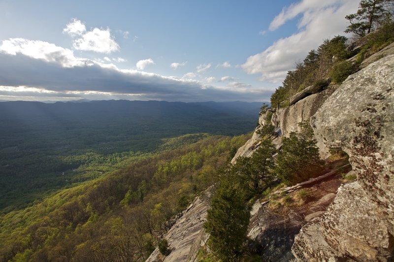 Cliffs on Yonah Mountain