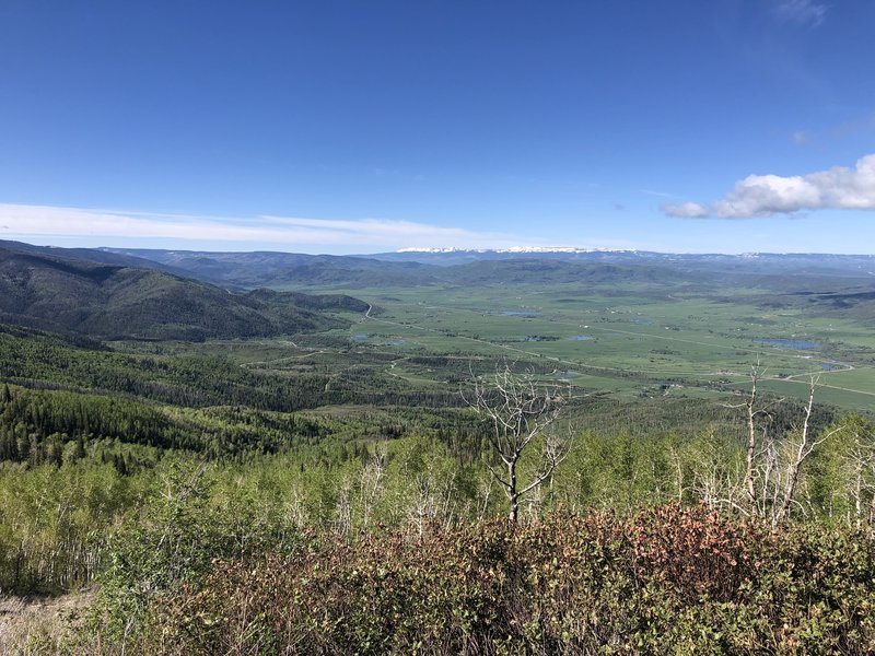 Overlooking the valley