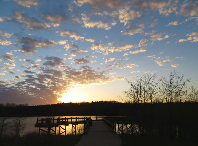 A lovely end to a beautiful spring day