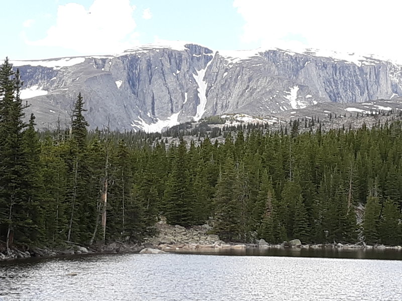 Bighorn Peak from Rainy Lake