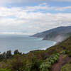 Ocean view from the ascent on Kirk Creek Trail