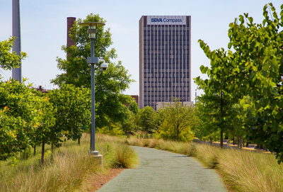 Railroad Park - BBVA Compass Tower - Birmingham, Alabama