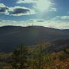 Windmill on an adjacent ridge.