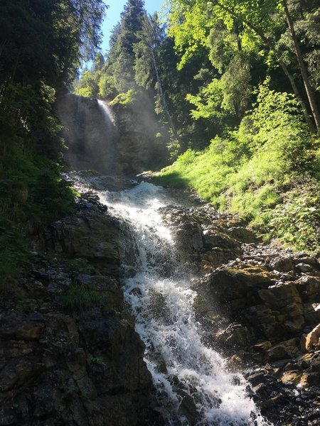 Great waterfalls on the Lutschine River.