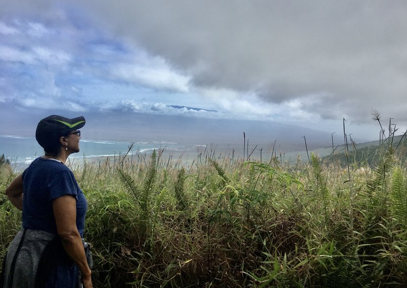 Southwest view toward Haleakala and North shore.