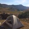 Camp at the base of Cloud Peak