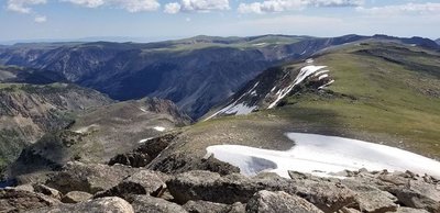 July 2019 - Looking south from Beartooth Plateau