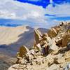 July 2018 - JMT thru hike. On our way up to summit Mt. Whitney