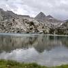 July 2018 JMT thru hike. Evolution Lake