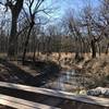 Very nice bridge to cross the Spring Creek