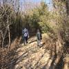 Some places along the river trail are extremely sandy