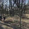 Running up the trail