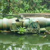 The 2nd gun battery was flooded after a couple days of rain.