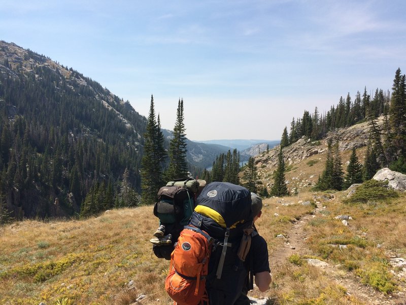 August 2016 - Looking back to Solitude Lake