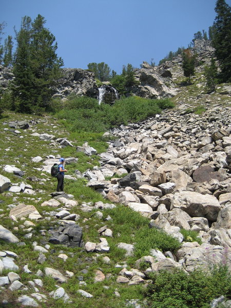 Descending the mountain by the back road