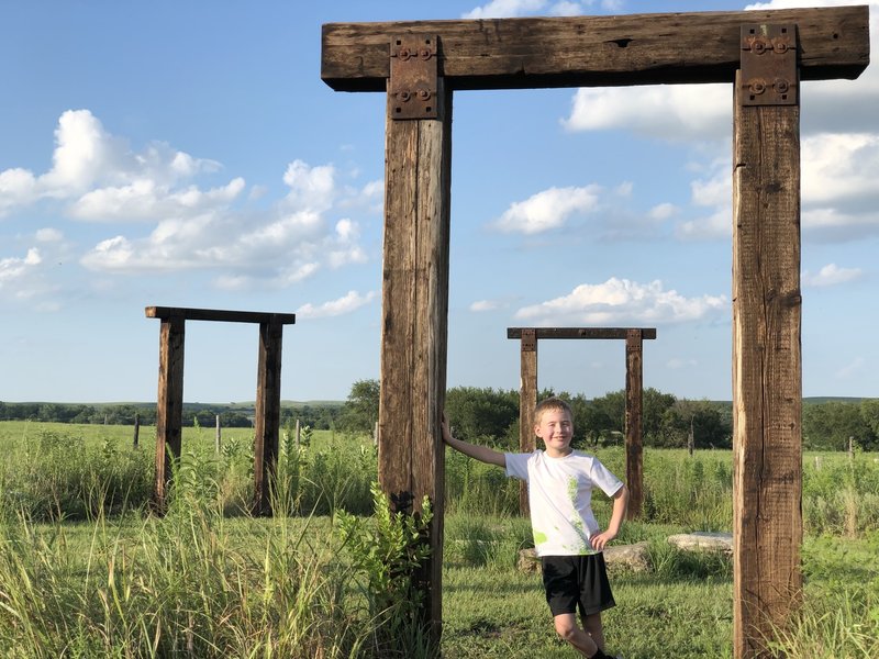 Pretty cool timber arches!