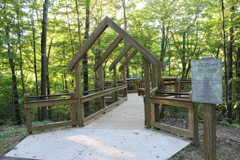 Grand Ravines Overlook - August 2016." Courtesy of Ottawa County Parks & Recreation.