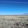 Petroglyph National Monument looking at the Sandia Mountains