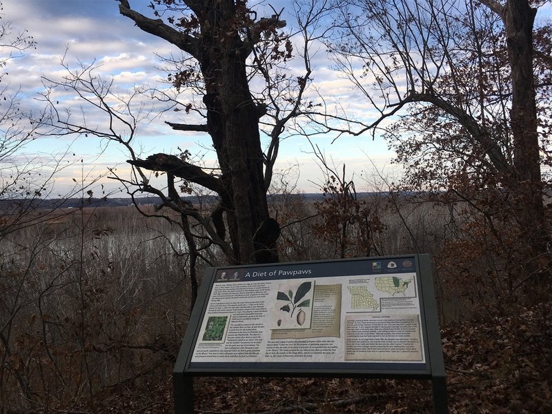 There are 4-5 informative signs along the trail similar to this one, as well as an Indian Burial Cairn!