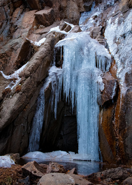 The waterfall is also nice in winter. #nomad_dave