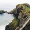 The Carrick-a-Rede crossing over to Carrick Island